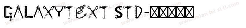 galaxytext std字体转换